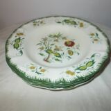 Set of 4 sarreguemines soup plates