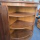 Curved wooden corner unit – Classic style