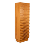 Eric Miomandre. Blond beech wardrobe. 20th century.