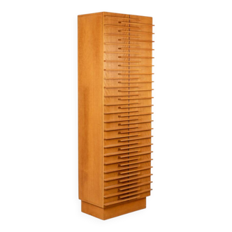 Eric Miomandre. Blond beech wardrobe. 20th century.