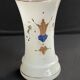 Vase napoleon iii opalescent white opaline