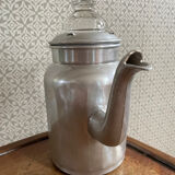 Vintage coffee maker alu and pyrex