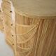 Commode « feuilles » en rotin 