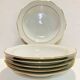 6 hollow plates white & gold winterling marktleuthen bavaria-retro-kitchen-vintage