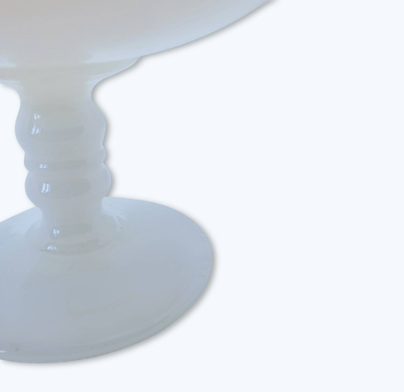 Vintage white opaline cup