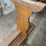 2 solid oak farm benches