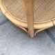 Vintage service dessert in Italian rattan and bamboo by Dal Vera.