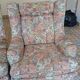Paire de fauteuils en tissus
