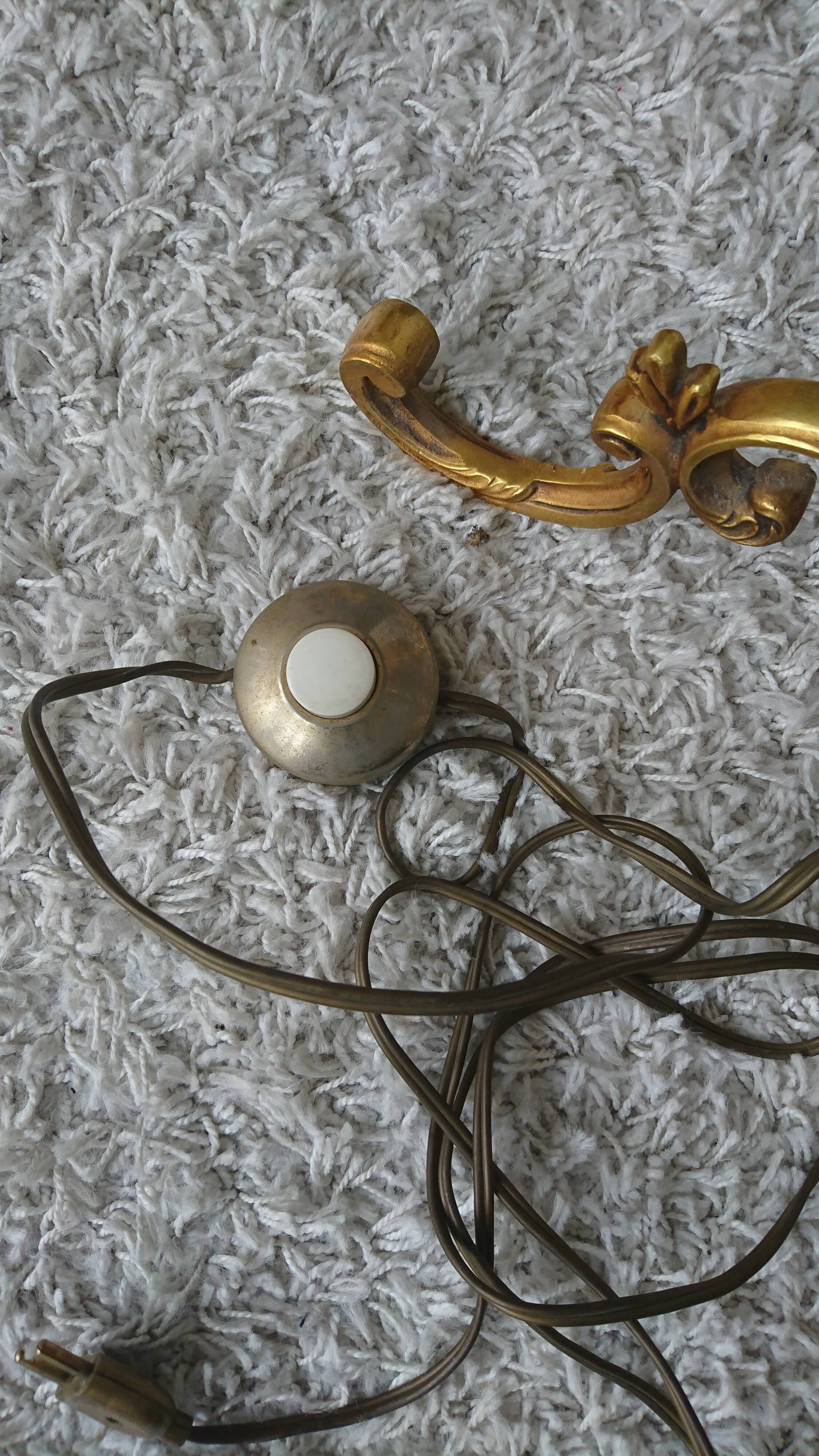 Lucien Gau lamp in Louis XV style