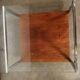 Designer coffee table on wheels, chrome, rosewood and glass from Denisco made in Italy 1970