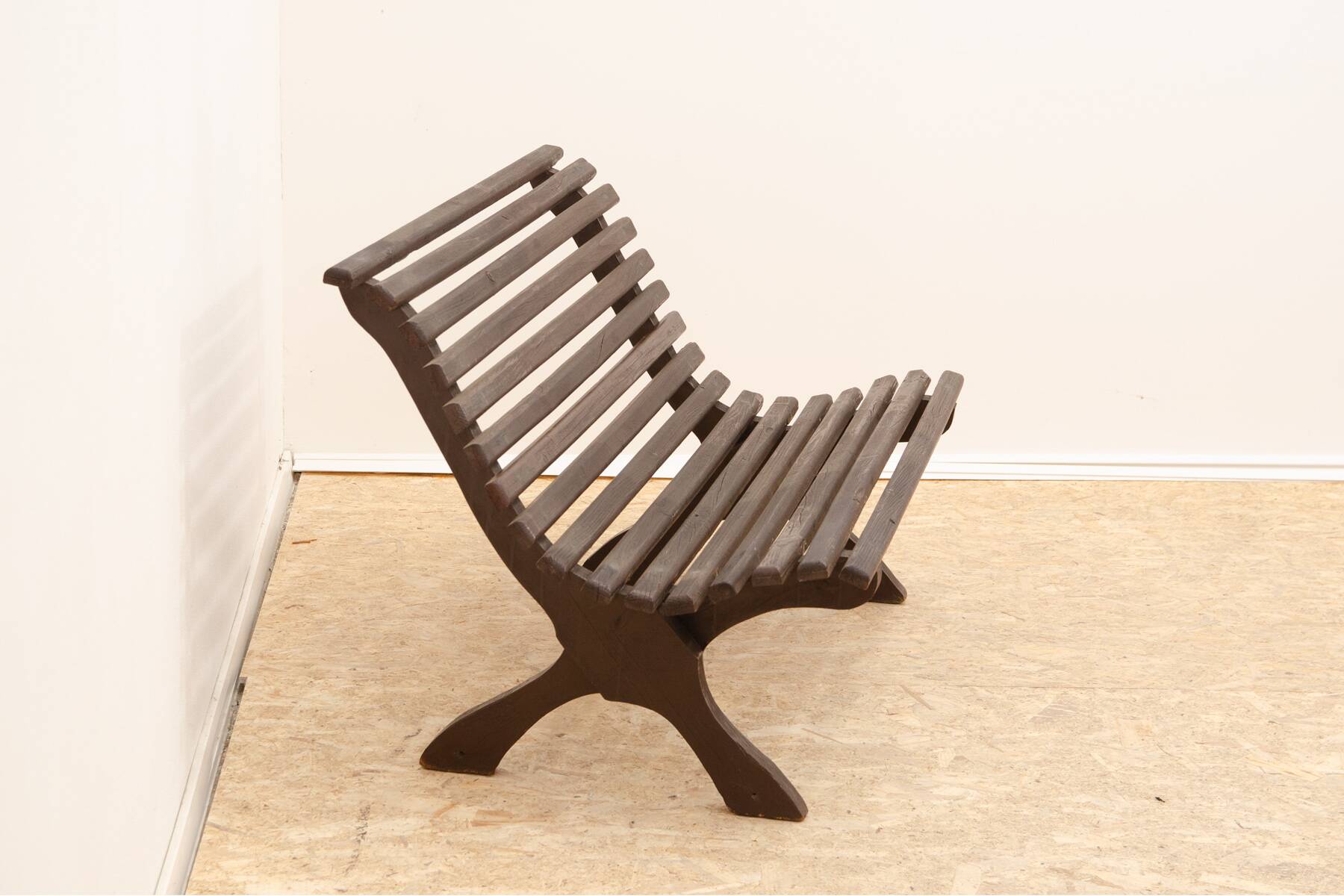 Vintage Garden bench, 1980s, Czechoslovakia