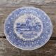 Set of 6 English plates with "Flowers" pattern.