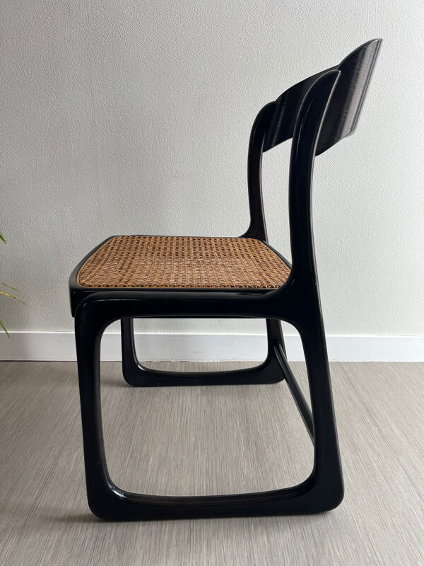 Chaise traîneau Baumann vintage