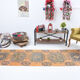 Long hallway turkish runner rug 341x81cm