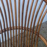 1970s spiral rattan lounge set