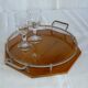 Vintage wooden serving tray