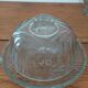 Cheese or dessert glass tray with bell