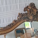 Antique gilded mirror 150 x 90 with moldings