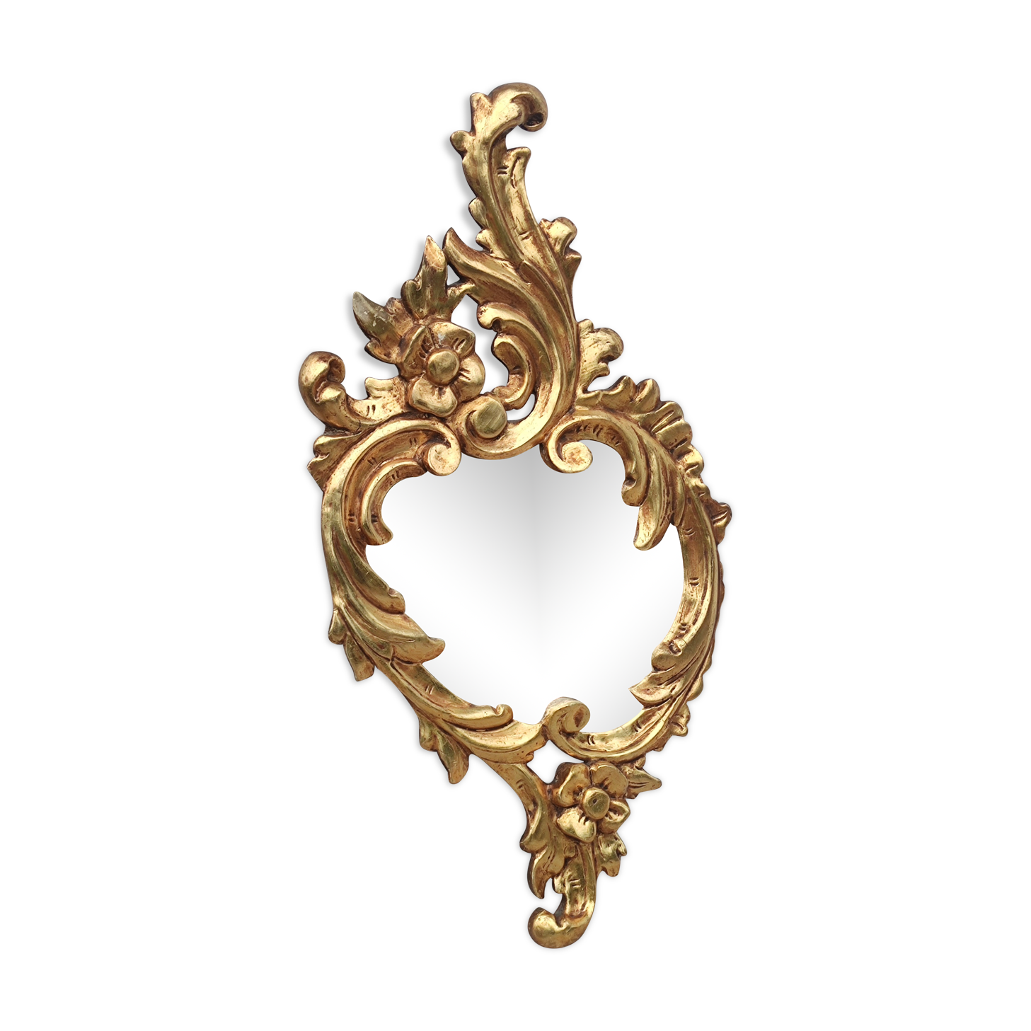 Old gilded mirror Louis XV style