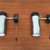 Mid-century minimalist wall lamps by H. Busquet for Hala Zeist, 1960s, set of 2.