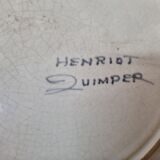 2 Henriot Quimper plates early 20th century