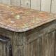 18th-century oak enfilade with a marble-effect painted top.