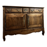 Buffet In Natural Wood Regional Work in Louis XV Style from the 19th Century
