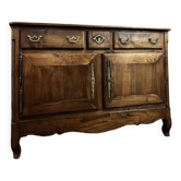Buffet In Natural Wood Regional Work in Louis XV Style from the 19th Century