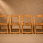 Set of 4 Aldo Jacober / Alberto Bazzani chairs.