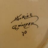 Vintage Henriot Quimper plate