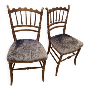 Lot de chaises rétro