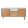 Enfilade Capri, low buffet in lacquer and rattan, brand Red Edition.