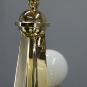 Rare Art Nouveau Chandelier by Emil Kralik for Vulkania, 1920s