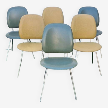 Set de 6 chaises vintage 60'