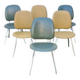 Set of 6 vintage 60' chairs