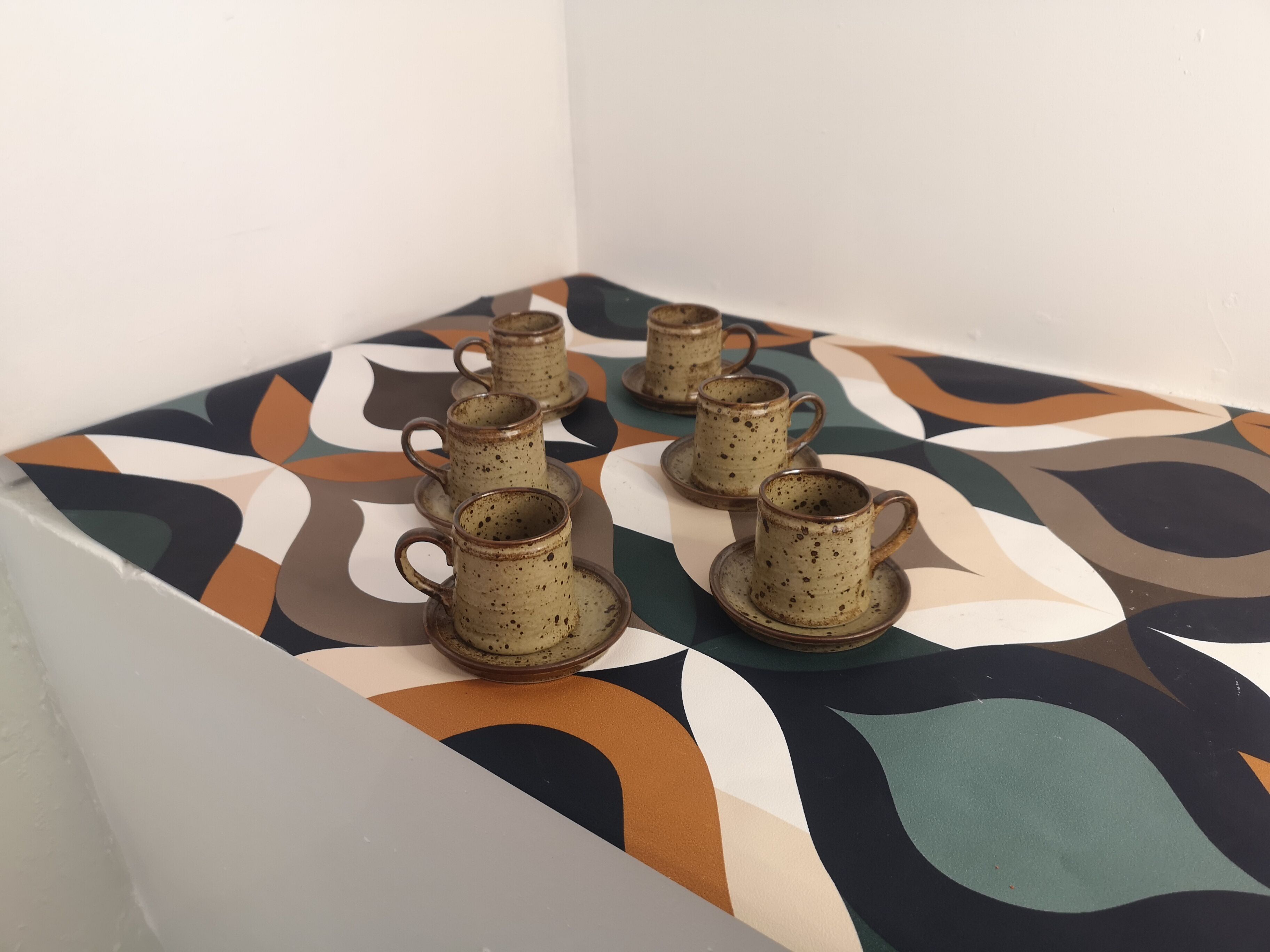 Espresso cups in rockstone model japan