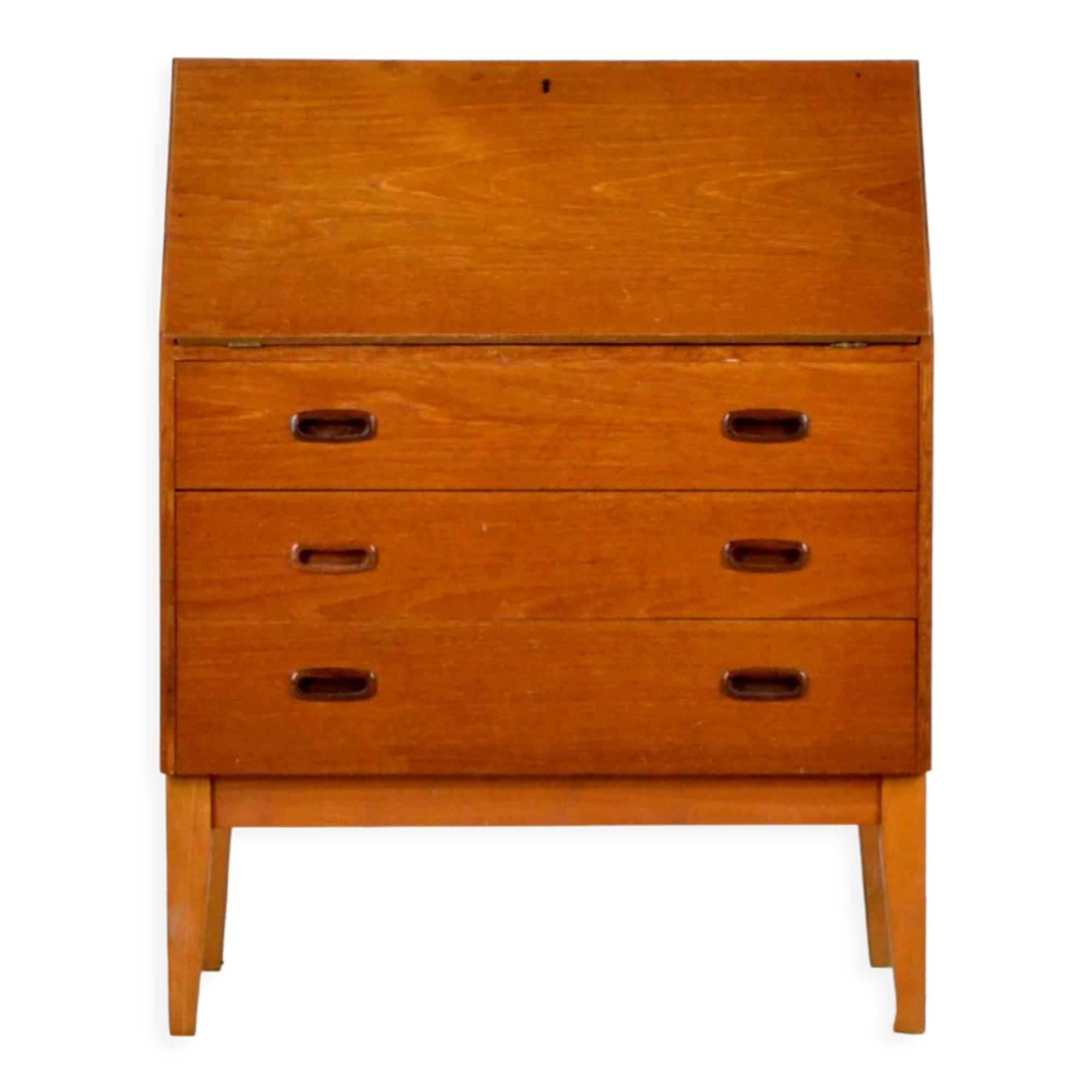 Midcentury Bureau / Desk / Cabinet In Teak. Vintage / Modern / Danish Style