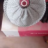 Vintage fabric lampshade