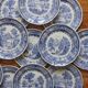 12 dessert plates in earthenware "Burgenland" Villeroy and vintage Boch