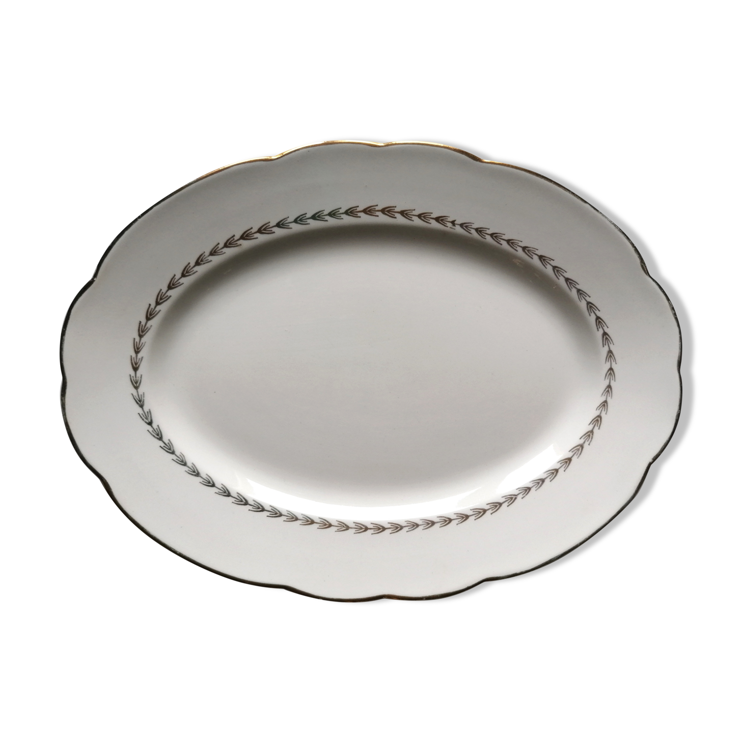 Oval dish Gien