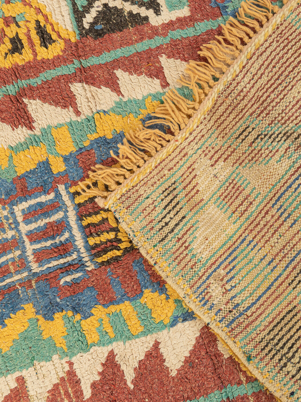 Vintage azilal, berber rug, 138 x 260