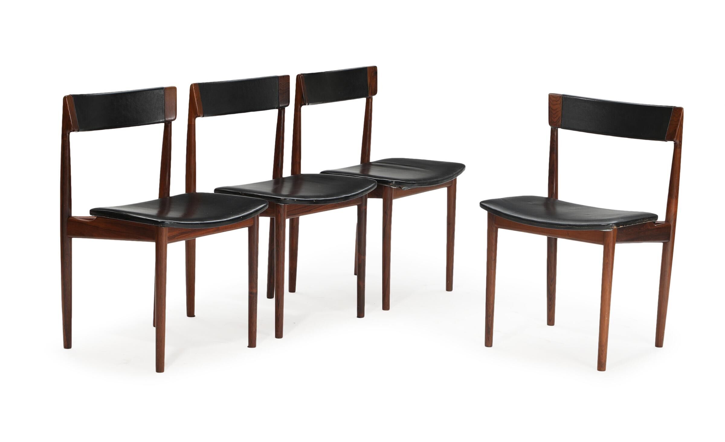 Danish Palisander Dining Set by Henry Rosengren Hansen