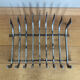 Large 19th century wrought iron log rack