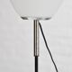 Italian table lamp in metal and opal glass, 1960s