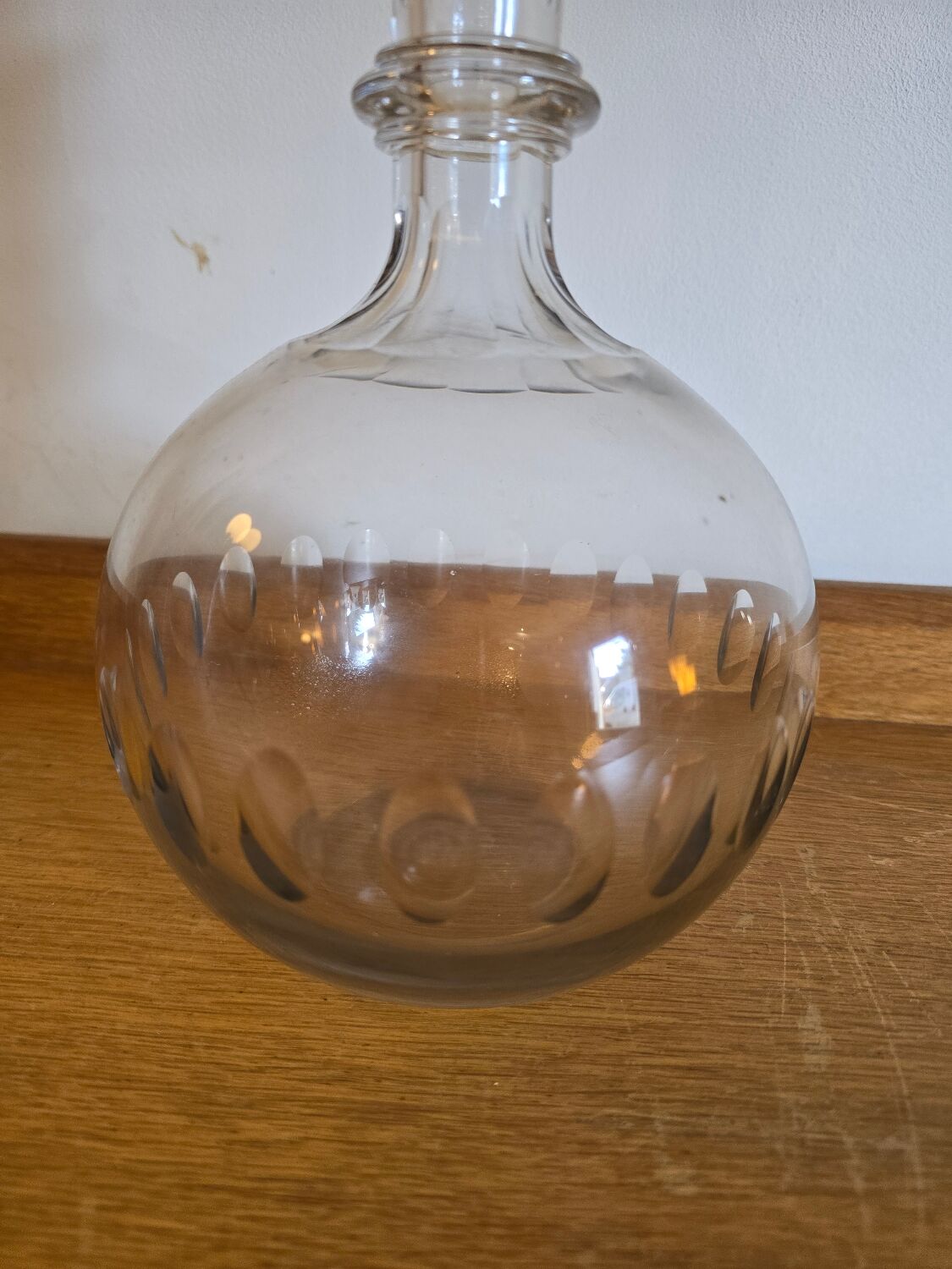 Large wine carafe from around 1950.