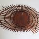 Vintage rattan mirror 'ortf'