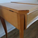 Original 1950s dressing table in light veneer wood