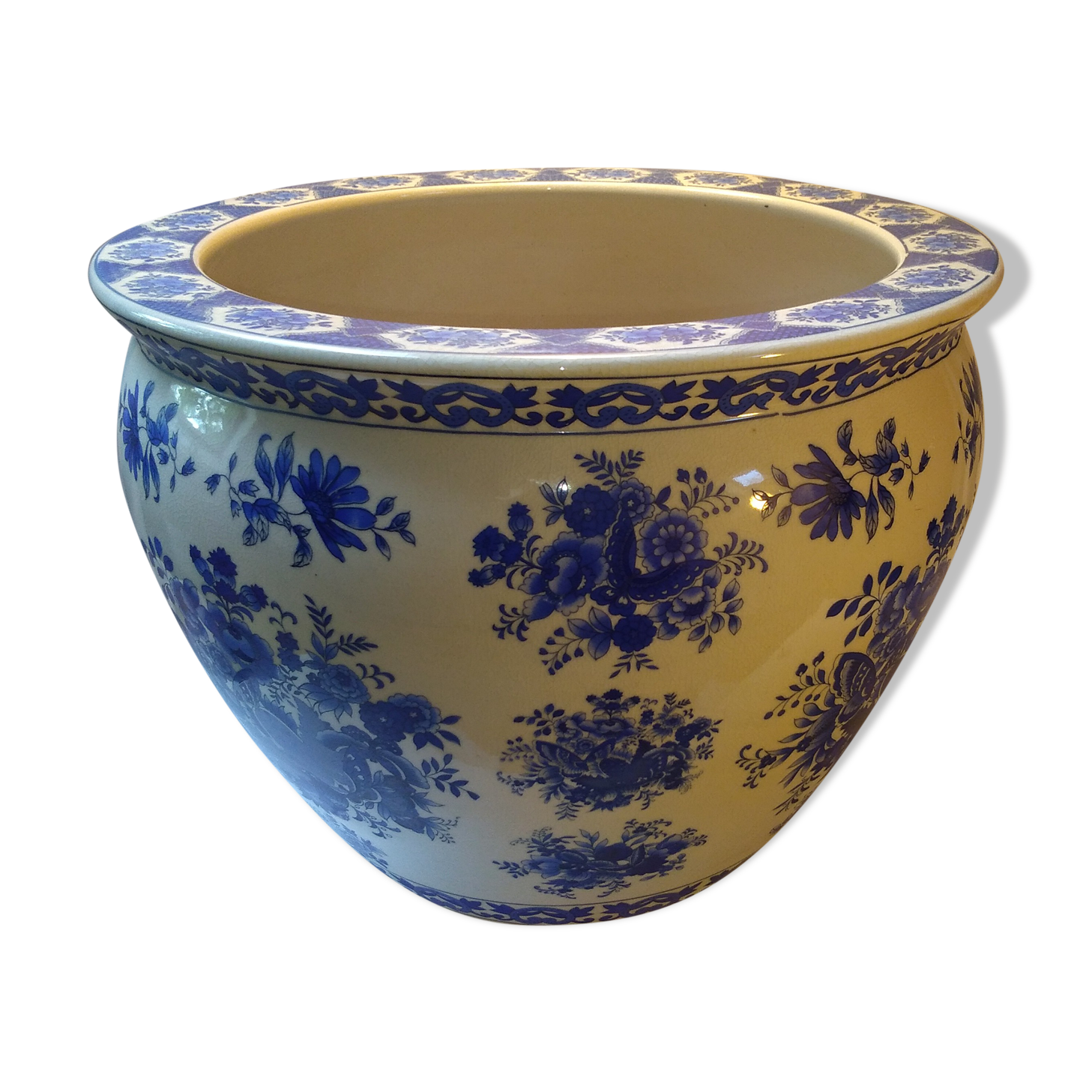 Old plant holder pot