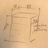 Mahogany storage furniture