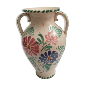 Ancient Italian porcelain amphora style vase